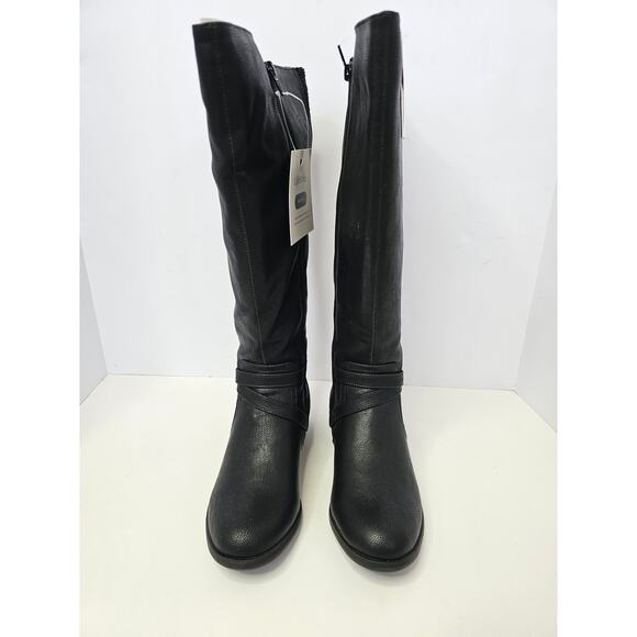 LifeStride Xtrovert Wide Calf Riding Boot Black Size 6.5M NWT AND BOX - Picture 9 of 9